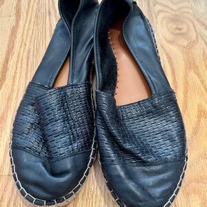 Leather espadrilles, very comfortable